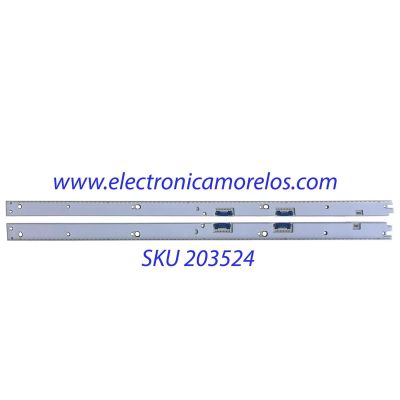 KIT DE LEDS PARA TV SAMSUNG NUEVOS / 2 PZ ORIGINAL / NUMERO DE PARTE 2353A / 2354A / BN96-42353A / BN96-42354A / PANEL CY-SM065FLAV6H / CY-SM065FLAVAH / CY-SM065FLAV4H / CY-UM065FLAV4H / MODELO / UA65MU7000KX / MAS MODELOS EN DESCRIPCION