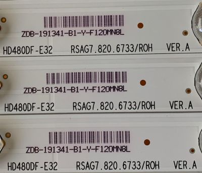 KIT DE LED'S PARA TV INSIGNIA (10 PIEZAS) / NUMERO DE PARTE HD480DF-E32 / RSAG7.820.6733/ROH VER.A / 191341 / PANEL HD480DF-E32(010)\S2\GM\ROH / MODELOS NS-48D420NA16 / NS-48D510NA17 - Imagen 2