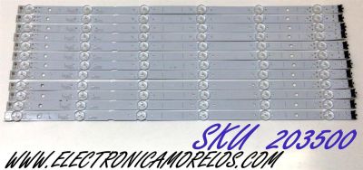 KIT DE LED'S PARA TV SONY / NUMERO DE PARTE LB5500V / LB5500V  V0_03 / 7698A / 5500V00001 / PANEL YDAF055DND01 / MODELOS XBR-55X90CH / XBR55X90CH