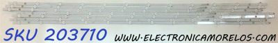 KIT DE LED´S PARA TV VIZIO (7 PIEZAS) / NUMERO DE PARTE GJVIZI0587X12VB50 / LB-GM3030-GJVIZI0587X12VB50-JF / 210BZ12D0B339BR00X / PANEL TPT580B5-1 / MODELO M586X-H1