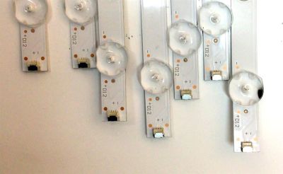 KIT DE LED´S PARA TV VIZIO (7 PIEZAS) / NUMERO DE PARTE GJVIZI0587X12VB50 / LB-GM3030-GJVIZI0587X12VB50-JF / 210BZ12D0B339BR00X / PANEL TPT580B5-1 / MODELO M586X-H1 - Imagen 3