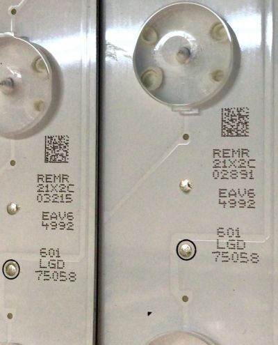 KIT DE LED´S PARA TV LG NANOCELL (36 PIEZAS) / NUMERO DE PARTE EAV64992601 / 75NANO99 / SSC-Y20_SLIMDTR_75NANO99 / 2PY65909A / PANEL NC750DZD-AAJH1 / MODELO 75NANO99UNA / 75NAN099UNA - Imagen 3