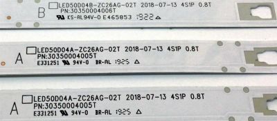 KIT DE LED'S PARA TV WESTINGHOUSE (9 PIEZAS) / NUMERO DE PARTE LED50D04A-ZC26AG-02T / LED50D04B-ZC26AG-02T / 30350004005T / 30350004006T / 50000M63T / E331251 / PANEL CC495PU1L11 / CC495PU1L 11 / MODELOS WR50UT4009 / LT-50MAW595 / E4SJ5018 / 50RC6 - Imagen 4