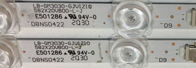 KIT DE LED´S PARA TV TOSHIBA (4 PIEZAS) / NUMERO DE PARTE LB-GM3030-GJVIZIO582X20VB00-L-J / LB-GM3030-GJVIZIO582X20VB00-R-J / E501286 / 58V585-L / 58V585-R / 210BZ09DLB334BR00X / 210BZ11DRB334BR00X / PANEL TPT580B5-U1T01.D / MODELO V585-H11 - Imagen 4