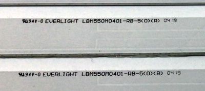 KIT DE LED´S PARA TV VIZIO (10 PIEZAS) / NUMERO DE PARTE LBM550M0401 / LBM550M0401-RB-5 / LBM550M0501-RA-4 / 210BZ04DRB33LBR01E / 210BZ05DLB33LBR01E / PANEL TPT550U1-QVN05.U / MODELO V555-G1 - Imagen 5