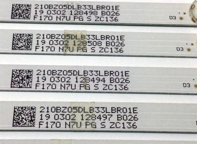 KIT DE LED´S PARA TV VIZIO (10 PIEZAS) / NUMERO DE PARTE LBM550M0401 / LBM550M0401-RB-5 / LBM550M0501-RA-4 / 210BZ04DRB33LBR01E / 210BZ05DLB33LBR01E / PANEL TPT550U1-QVN05.U / MODELO V555-G1 - Imagen 2