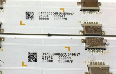 KIT DE LED´S PARA TV VIZIO (48 PIEZAS) / NUMERO DE PARTE LB6508Y / LB6508Y V0_00 / LB6508Y V1_00 / 210BZ06D0B339CP00L / E313218 / 300G2 000002R / 317B0000650V049817 / PANEL TPT650WR-QVN07.U / MODELOP65Q9-J01 - Imagen 2