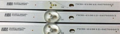 KIT DE LED´S PARA TV (3 PIEZAS) / NUMERO DE PARTE A-CNK32D715 / 7838-618012-06700003 / TCA108MA062RPA / E74739 / WE116V0A - Imagen 3