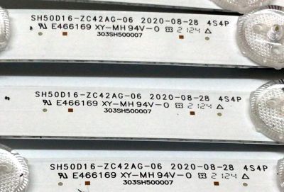 KIT DE LED´S PARA TV HISENSE (8 PIEZAS) / NUMERO DE PARTE SH50D16-ZC42AG-06 / 303SH500007 / E466169 / 1248499 / PANEL JHD500X3U51-T0L8\S0\GM\ROH / MODELO 50U6G - Imagen 4