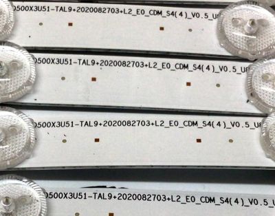 KIT DE LED´S PARA TV HISENSE (8 PIEZAS) / NUMERO DE PARTE SH50D16-ZC42AG-06 / 303SH500007 / E466169 / 1248499 / PANEL JHD500X3U51-T0L8\S0\GM\ROH / MODELO 50U6G - Imagen 3