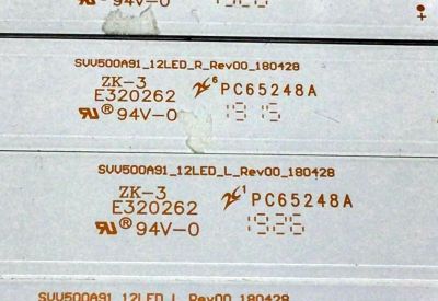 KIT DE LED´S PARA TV NEC (12 PIEZAS) / NUMERO DE PARTE SVV500A91 / PC65248A / T310E4AY325H / SVV500A91_12LED_R_REV00_180428 / SVV500A91_12LED_L_REV00_180428 / E20262 / 210BZ05DLBCBGDL03B / 210BZ07DRBCBGDL03B / PANEL TPT500U1-QVN03.U REV:S5B0AG / E507Q - Imagen 4