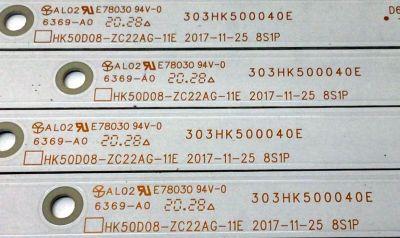 KIT DE LED'S PARA TV SCEPTRE (4 PIEZAS) / NUMERO DE PARTE HK50D08-ZC22AG-11E / 303HK500040E / E78030 / HK500M19 / 230101010700 / PANEL'S PT500GT02 / HK500WLEDM-JH4DH / MODELO G50 A518CVU - Imagen 4