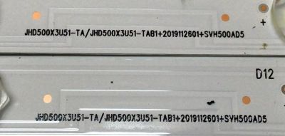 KIT DE LEDS PARA TV HITACHI ORIGINAL 8 PIEZAS / NUMERO DE PARTE CRH-BX50X3303016089AFREV1.6 / SVH500AD5 / JHD500X3U51-TA / JHD500X3U51-TAB1 / 2019112601 / PANEL JHD500X3U51-TA\S0\FJ\GM\MCKD-1\ROH / MODELOS 50R86 / 50H8G - Imagen 2