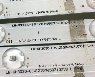 KIT DE LEDS PARA TV VIZIO 20 PIEZAS / NUMERO DE PARTE LB-GM3030-GJVIZIOM65Q710X18 / LB-GM3030-GJVIZIOM65Q710X18-L-1-S / LB-GM3030-GJVIZIOM65Q710X18-R-1-S / 210BZ06DRB339CP05X / 75B4000NDN9N / 65VB01-R / 65VB01-L / PANEL TPT650WR-QVN07.U / MODELO M65Q7-J01 - Imagen 3