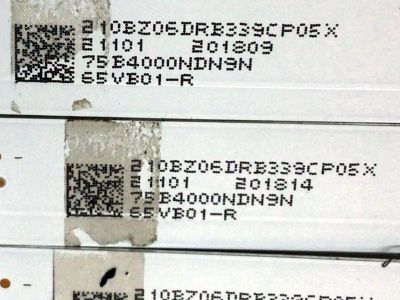 KIT DE LEDS PARA TV VIZIO 20 PIEZAS / NUMERO DE PARTE LB-GM3030-GJVIZIOM65Q710X18 / LB-GM3030-GJVIZIOM65Q710X18-L-1-S / LB-GM3030-GJVIZIOM65Q710X18-R-1-S / 210BZ06DRB339CP05X / 75B4000NDN9N / 65VB01-R / 65VB01-L / PANEL TPT650WR-QVN07.U / MODELO M65Q7-J01 - Imagen 4