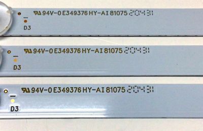 KIT DE LED´S PARA TV SAMSUNG (3 PIEZAS) / NUMERO DE PARTE TAN32044T / TAN32044T V0_01 / E349376HY-AI81075 / 0981-0108-SH04 / 09810108SH04 / MODELO UN32N5300AFXZA VF06 - Imagen 4