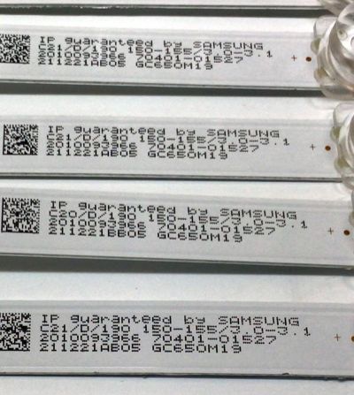 KIT DE LEDS ORIGINAL PARA TV LG 8 PIEZAS / NUMERO DE PARTE GC65D07-ZC46AG-04D / 303GC650048D / 2010093966 / 70401-01527 / 211221BB05 / 211221AB05 / GC650M19 / PANEL BOEI650WQ1QF7D / DISPLAY HV650QUB-F7D / MODELO 65UQ7570PUJ / 65UQ7570PUJ.CUSFBH - Imagen 3