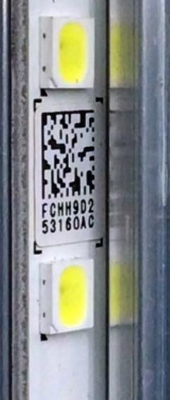 LED PARA MONITOR SAMSUNG QHD / NUMERO DE PARTE 53160A / BN96-53160A / S60A_SMC315A51_3030UCD / 66LEDs_REV1.U_201102_BN96-53160A C / BN61-17474A / BN61-17474A002 / 70SB01 / PANEL CY-MA320KGAV1H / MODELOS LS32A600UUNXGO / LS32A604NWNXGO / LS32A704NWNXZA - Imagen 2