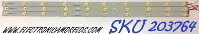 KIT DE LED'S PARA TV INSIGNIA (3 PIEZAS) / NUMERO DE PARTE IC-C-HWBB32D230 / HWBB32D230  / E306084 / MODELO NS-32D200NA14