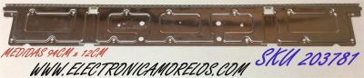 LED PARA TV SAMSUNG QLED / NUMERO DE PARTE BN96-50381A / STC430AE1 / Q60/70T_STC430AE1_7020_2IN1_BLUE_38LED_REV2.0_200302_BN96-50381A / BN61-15482A 006 / Y18 43'' NU7100F/NU7000F/NU5500F / PANEL CY-RT043HGAV2H / MODELO QN43Q60TAF / (MEDIDAS 94CM x 12CM)