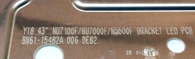 LED PARA TV SAMSUNG QLED / NUMERO DE PARTE BN96-50381A / STC430AE1 / Q60/70T_STC430AE1_7020_2IN1_BLUE_38LED_REV2.0_200302_BN96-50381A / BN61-15482A 006 / Y18 43'' NU7100F/NU7000F/NU5500F / PANEL CY-RT043HGAV2H / MODELO QN43Q60TAF / (MEDIDAS 94CM x 12CM) - Imagen 2