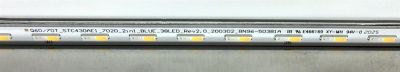 LED PARA TV SAMSUNG QLED / NUMERO DE PARTE BN96-50381A / STC430AE1 / Q60/70T_STC430AE1_7020_2IN1_BLUE_38LED_REV2.0_200302_BN96-50381A / BN61-15482A 006 / Y18 43'' NU7100F/NU7000F/NU5500F / PANEL CY-RT043HGAV2H / MODELO QN43Q60TAF / (MEDIDAS 94CM x 12CM) - Imagen 4