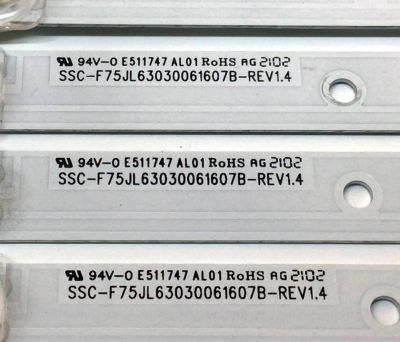 KIT DE LED'S PARA TV VIZIO (16 PIEZAS) / NUMERO DE PARTE SVB750A98 / LB7000J V4_05 / F75JL63030061607B / SSC-F75JL63030061607B-REV1.4 / E511747 / 70401-01274 / 150M0364D21021 / PANEL BOEI750WQ1 / MODELOS V755-J04 / V755-J04 LBNFE5KX / V755-J04 LBNFE5LX - Imagen 2