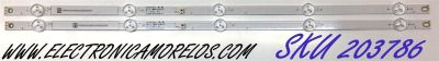 KIT DE LED'S PARA TV VIZIO (2 PIEZAS) / NUMERO DE PARTE JL.D32051330-202FS-M_V01 / 6C01B001S6000 A / E469119 / D32051330-202FS-M / PANEL V320BJ8-D03 REV.C1 / MODELO D32H-J09