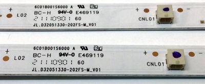 KIT DE LED'S PARA TV VIZIO (2 PIEZAS) / NUMERO DE PARTE JL.D32051330-202FS-M_V01 / 6C01B001S6000 A / E469119 / D32051330-202FS-M / PANEL V320BJ8-D03 REV.C1 / MODELO D32H-J09 - Imagen 2