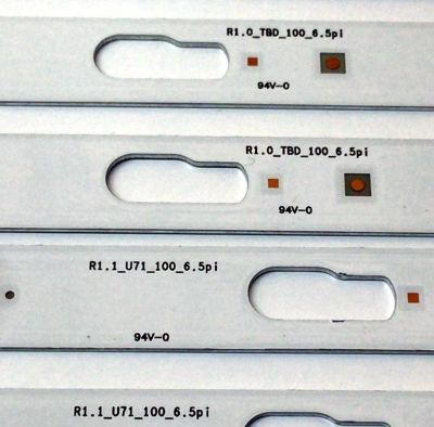 KIT DE LED'S PARA TV SAMSUNG (10 PIEZAS) / BN96-52063A / BN96-52065A / LM41-01033A / LM41-01034A / LM41-00895A / LM41-00896A / G0_CFM_R / G0_CFM_L / R1.0_TBD_100_6.5 / 52063A / 52065A / PANEL CY-BT070HGSV2H / MODELO UN70TU6980 / UN70TU6980FXZA YB02 - Imagen 4