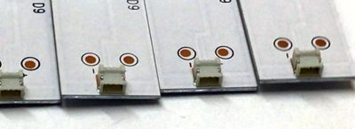 KIT DE LED'S PARA TV VIZIO (5 PIEZAS) / NUMERO DE PARTE CRH-F55VZ303005098CH-REV1.1 / F55VZ303005098CH / 0FZD-03E348124HNEOHS / 70401-00905 / 212509 / 158M01J21DCAM97KFXX / PANEL BOEI550WU1_H / MODELO V555-G4 / V555-G4 LHBFY - Imagen 3