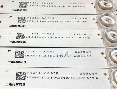 KIT DE LED'S PARA TV VIZIO (5 PIEZAS) / NUMERO DE PARTE CRH-F55VZ303005098CH-REV1.1 / F55VZ303005098CH / 0FZD-03E348124HNEOHS / 70401-00905 / 212509 / 158M01J21DCAM97KFXX / PANEL BOEI550WU1_H / MODELO V555-G4 / V555-G4 LHBFY - Imagen 2