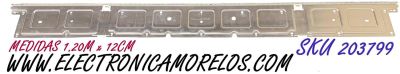 LED PARA TV SAMSUNG ((1 PIEZA)) / NUMERO DE PARTE BN96-45913A / BN61-15485A / NU7100_STS550AU9_40LEDS_3030F_2C_REV1.0_180226 / MODELOS UN55NU / UN55RU /  UN55TU / UA55RU / UA55TU / UA55NU / UE55RU / UE55NU / MAS MODELOS EN DESCRIPCIÓN / ((1.21Mx12CM))