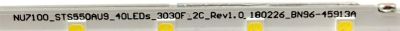 LED PARA TV SAMSUNG ((1 PIEZA)) / NUMERO DE PARTE BN96-45913A / BN61-15485A / NU7100_STS550AU9_40LEDS_3030F_2C_REV1.0_180226 / MODELOS UN55NU / UN55RU /  UN55TU / UA55RU / UA55TU / UA55NU / UE55RU / UE55NU / MAS MODELOS EN DESCRIPCIÓN / ((1.21Mx12CM)) - Imagen 5