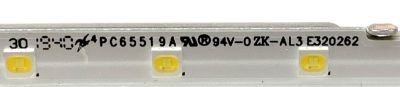 LED PARA TV SAMSUNG ((1 PIEZA)) / NUMERO DE PARTE BN96-45913A / BN61-15485A / NU7100_STS550AU9_40LEDS_3030F_2C_REV1.0_180226 / MODELOS UN55NU / UN55RU /  UN55TU / UA55RU / UA55TU / UA55NU / UE55RU / UE55NU / MAS MODELOS EN DESCRIPCIÓN / ((1.21Mx12CM)) - Imagen 4
