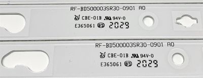 KIT DE LED'S PARA TV PHILIPS (4 PIEZAS) / NUMERO DE PARTE RF-BD500003SR30-0901 / 4C-LB500T-RF3C / E365061 / 2B6200K4A / A76380 / RA727 / PANEL LVU500CHDX / MODELO 50PFL4864/F7 - Imagen 3