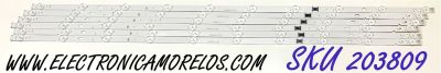KIT DE LED'S PARA TV SONY (6 PIEZAS) / NUMERO DE PARTE LB4902H / 4902H00001 / 4902H00004 / 7790A / N50F3C685 / N50F 3C685 / E469119 / PANEL YSBM050CNU11 / MODELO KD-50X80J / KD50X80J