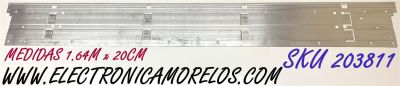 LED PARA TV SAMSUNG QLED / NUMERO DE PARTE BN96-50386A / BN61-16849X / L1_Q7060T_G5_DUM_S42(1)_R1.3_TC9_100_LM41-00860A / PANEL´S CY-RT075FGAV1H / CY-RT075HGHV2H / MODELOS QN75LS03 / QN75Q60 / QN75Q6D / QN75Q70 / QN75Q7D / ((MEDIDAS 1.64M x 20CM))