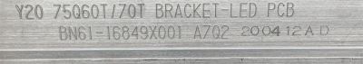 LED PARA TV SAMSUNG QLED / NUMERO DE PARTE BN96-50386A / BN61-16849X / L1_Q7060T_G5_DUM_S42(1)_R1.3_TC9_100_LM41-00860A / PANEL´S CY-RT075FGAV1H / CY-RT075HGHV2H / MODELOS QN75LS03 / QN75Q60 / QN75Q6D / QN75Q70 / QN75Q7D / ((MEDIDAS 1.64M x 20CM)) - Imagen 3