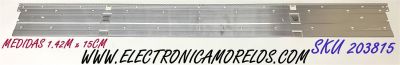 LED PARA TV SAMSUNG QLED / NUMERO DE PARTE 50385A / V0T6-650SM0-R0 / BN96-50385A / BN61-16157A / PANEL CY-RT065FGLV2H / MODELOS QN65Q7D / QN65Q7DTAFXZA FF02 / QN65LS03 / QN65LS03TAFXZA AA01 / ((MEDIDAS 1.42M x 15CM))
