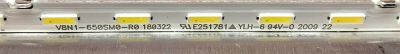 LED PARA TV SAMSUNG (1 PIEZA) / NUMERO DE PARTE V8N1-650SM0-R0 / BN96-45835A / BN61-15486A / PANEL CY-NN065HGLV8H / MODELOS HG65EJ / HG65RU / UA65NU / UA65RU / UE65NU / UE65RU / UN65NU / UN65RU / MAS MODELOS EN DESCRIPCIÓN / ((MEDIDAS 1.43M x 12CM)) - Imagen 2