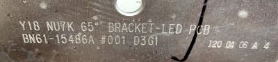 LED PARA TV SAMSUNG (1 PIEZA) / NUMERO DE PARTE V8N1-650SM0-R0 / BN96-45835A / BN61-15486A / PANEL CY-NN065HGLV8H / MODELOS HG65EJ / HG65RU / UA65NU / UA65RU / UE65NU / UE65RU / UN65NU / UN65RU / MAS MODELOS EN DESCRIPCIÓN / ((MEDIDAS 1.43M x 12CM)) - Imagen 4