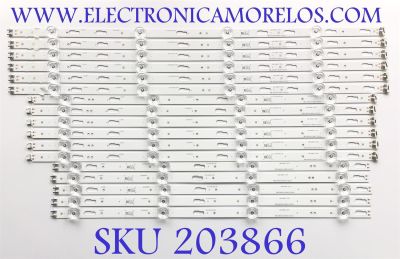 KIT DE LED'S PARA TV SAMSUNG (17 PZ) ((INCOMPLETO, ORIGINALMENTE CONSTA DE 18 PZ)) NUMERO DE PARTE BN96-50310A / BN96-50311A / BN96-50312A / R1.1_USE_100_7.4Pi / PANEL CY-BT075HGLV4H / MODELOS UN75TU8000FXZA / UN75TU7000FXZALH75QETEPGCXZA / LH75BETHLGFXGO