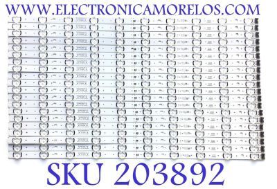 KIT DE LEDS PARA TV LG ( 20 PZ ) / NUMERO DE PARTE EAV65007701 / 55NANO90 / SSC-LGD / SSC_Y21_SLIMDRT_55NANO90_S / SSC_Y21_SLIMDRT_55NANO90_REV00_LGD_200919 / MODELO 55NANO90UPA.BUSYLJR