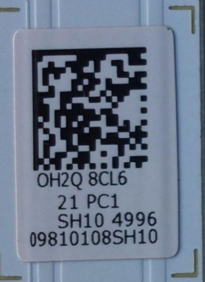 KIT DE LED'S PARA TV INSIGNIA ((2 PIEZAS)) / NUMERO DE PARTE LB3212J / LB3212J V0_00 / LB3212J V1_00 / HBH-L2 / E493461 / 09810108SH10 / 09810108SH11 / DISPLAY ST3151A07-2 / MODELOS NS-32F201NA22 - Imagen 3