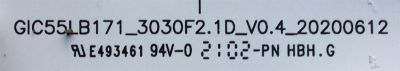 KIT DE LEDS PARA TV TCL ( 11 PZ) ((KIT INCOMPLETO, ORIGINALMENTE CONSTA DE 12 PZ) ) / NUMERO DE PARTE 4C-LB5508-ZM06J / *ZMJN*W1050*Z42*4 / *210127*10858*TG /  / MODELO 55S535  - Imagen 3