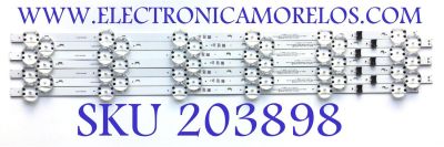 KIT DE LEDS PARA TV LG ORIGINAL 7 PIEZAS / NUMERO DE PARTE EAV65041601 / LEDAZ_Y21_SLIM TRIDENT_55UP80 H / LEDAZ_Y21_SLIM TRIDENT_55UP80_REV0.0_210304_0.6 / PANEL NC550TQG -VCKH5 / MODELOS 55UP8000PUA / 55UQ7070ZUE
