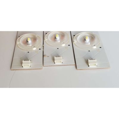 KIT DE LED'S PARA TV INSGINIA ((3 PIEZAS)) / NUMERO DE PARTE 390TV0B / 390TV0B V0 / E74739 94-0 / YX-38S01E02-4CCL1-0-C-49Q / PANEL T390XVN01.0 / MODELO NS-39D220NA16 - Imagen 2