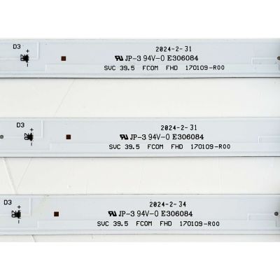 KIT DE LED`S PARA TV SAMSUNG (3 PIEZAS) / BN96-37622A / SVC 39.5 FCOM FHD 170109-R00 / PANEL´S CY-JM040BGNV1H JW28 / CY-JM040BGNV4H / MODELOS UN40M5300AFXZA DA01 / UN40N5200AFXZA DA04 - Imagen 3