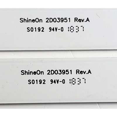 KIT DE LED´S PARA TV INSIGNIA ((2 PIEZAS)) / NUMERO DE PARTE SHINEON 2D03951 REV.A / YM7WHM PWR4A9 / SM7EWY5Y / 344761000398000 / PANEL BOEI320WX1-01 / MODELO NS-32D220A18  - Imagen 2